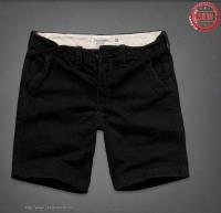 heren abercrombie and fitch casual shorts zwart Goedkope Retail ogdx0665